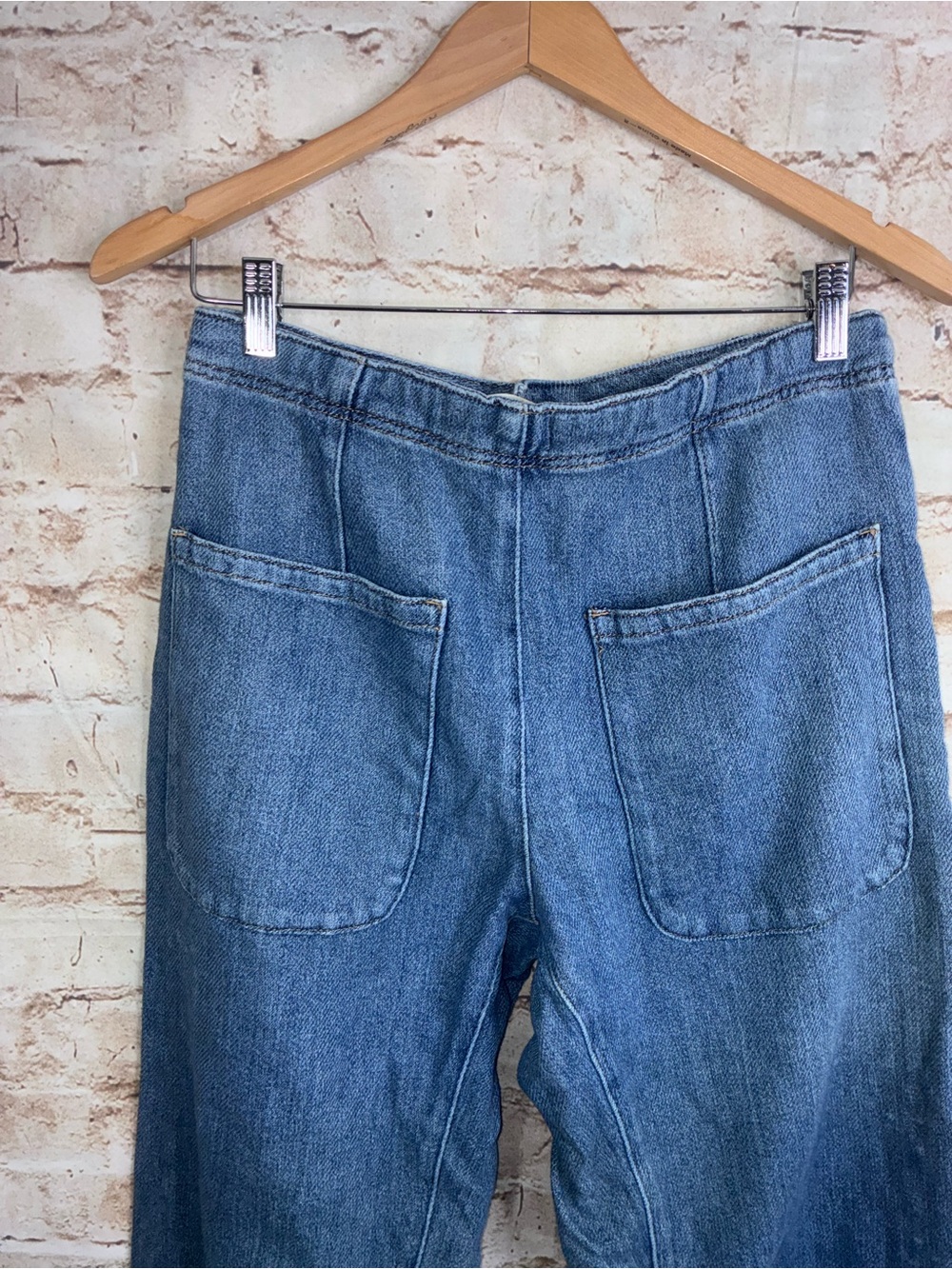 Free People Osaka Barrel Leg Jeans Size 27 - Picture 7 of 10